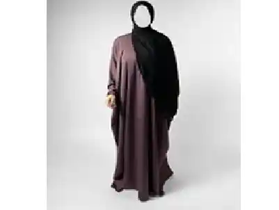 Afghan woman wearing traditional Abaya