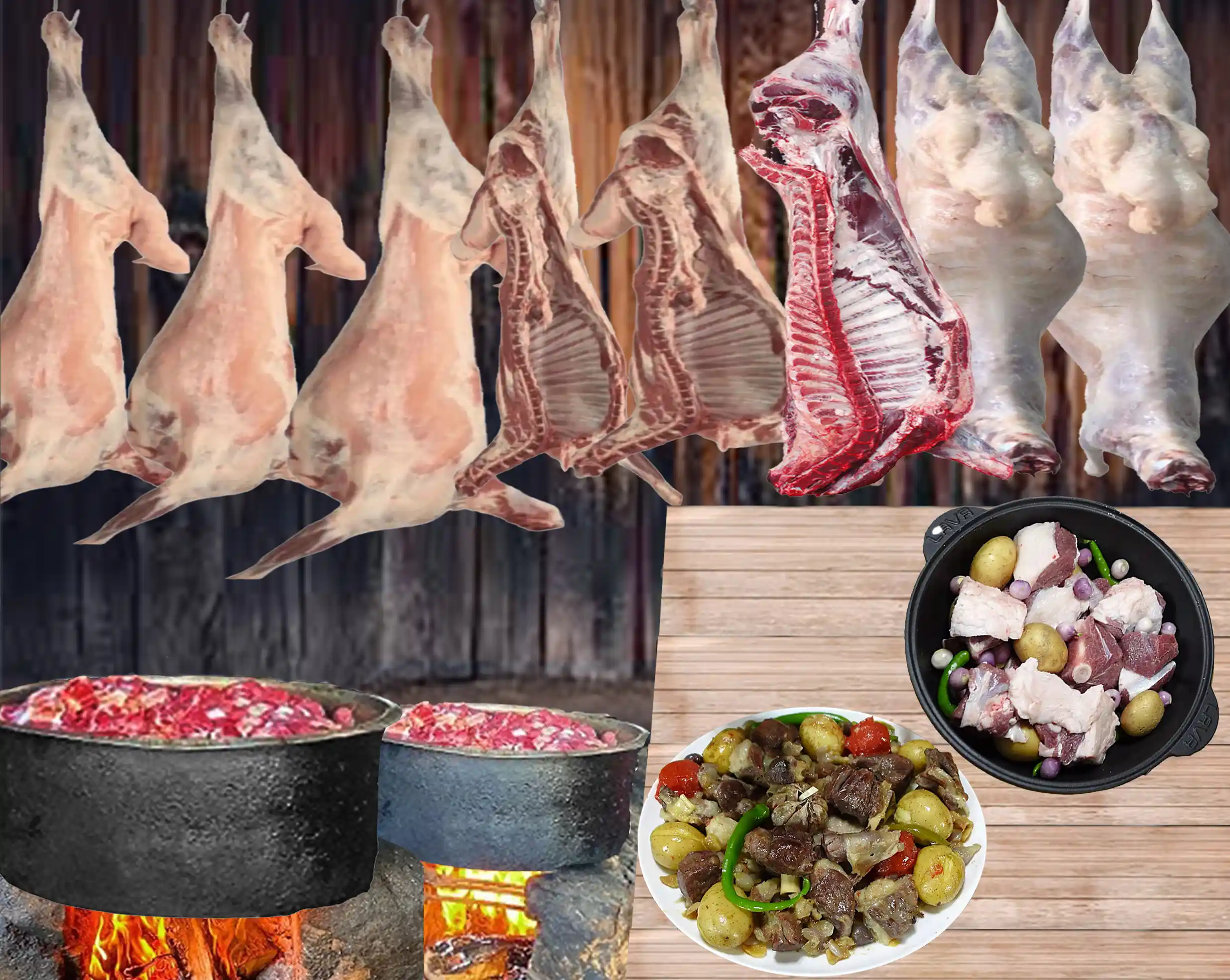 Traditional Afghan Rosh lamb dish
