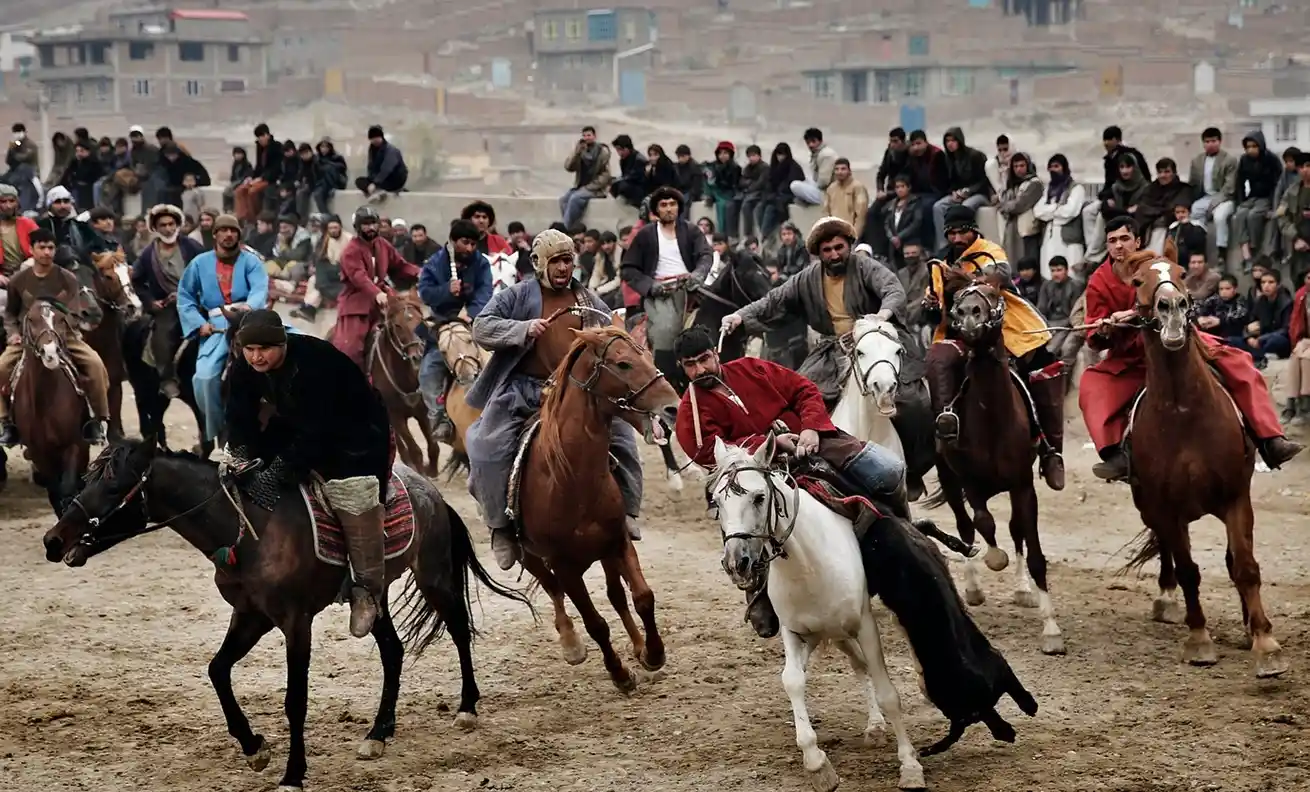 Winter Buzkashi tournament in Kunduz
