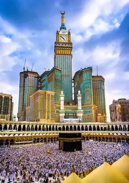 Pilgrims performing Umrah journey
