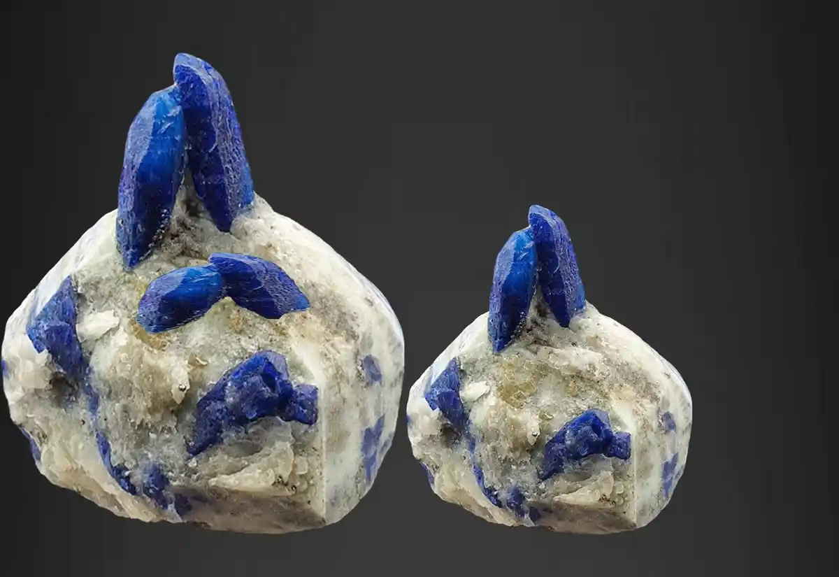 Blue sapphire gemstone from Wakhan Afghanistan