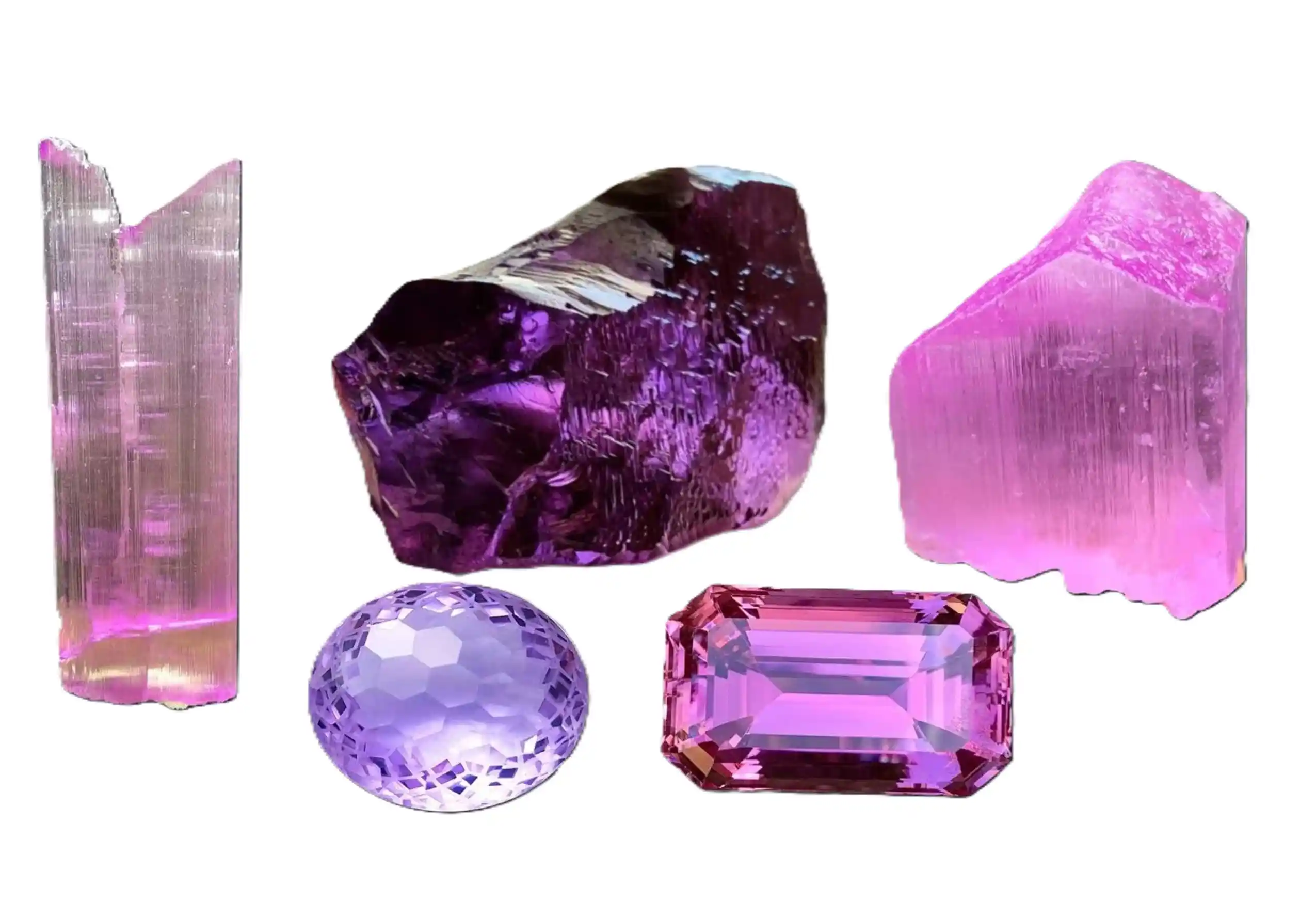 Pink Afghan kunzite gemstone from Nuristan